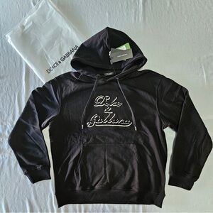 Dolce & Gabbana Black Hoodie for Men